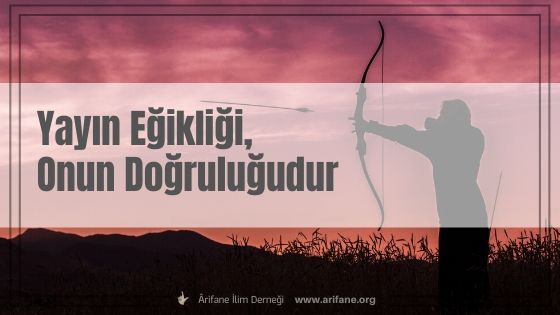 yayın eğikliği onun doğruluğudur